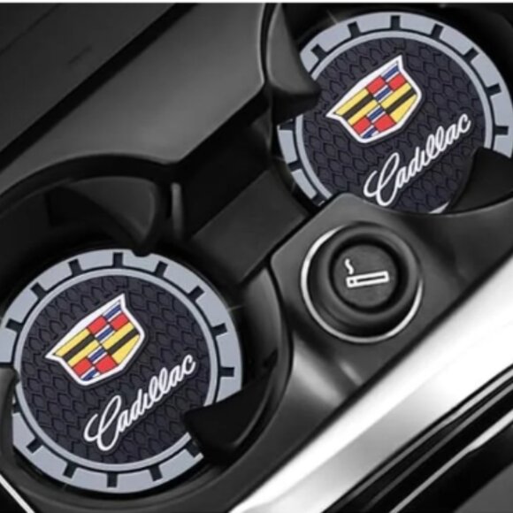Car Cup Holder Coaster for Cadillac Escalade CT4 CT5 CT6 ATS CTS SRX XT5 - Picture 1 of 5